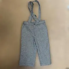 agnes b. ENFANT サスペンダー付きパンツ 千鳥格子のサムネイル