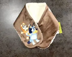 ✨新品✨Bluey ブルーイ　ビンゴ もこもこ　フリースマフラー ブラウン