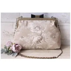 ✳︎廃盤✳︎トワルドジュイ・ブランコに乗る少女 ポシェット&ポーチ