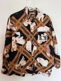 ピンクハウス　baby PINK HOUSE 総柄　トイプードル　長袖　130