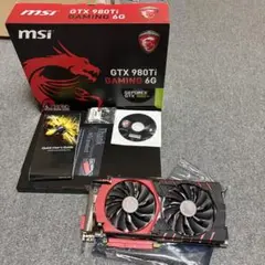 【極美品/完品/未分解】MSI GTX 980 Ti GAMING 6G 動作品のサムネイル