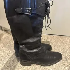 Tamaris ブラック ロングブーツ