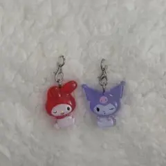 サンリオ なかよし ドロップ チャーム めじるし クロミ マイメロディ