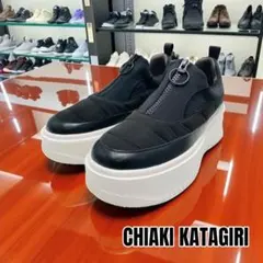 【新品未使用の✨】CHIAKI KATAGIRI 厚底 ジップスニーカー