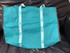 KOBELCO ターコイズ トートバッグ　建機　コベルコ　エコバッグ　大型