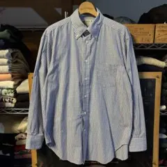 日本製 上質 FAIRFAX フェアファックス BDシャツ ギンガムチェック