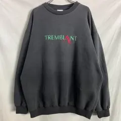 90s カナダ製 usa古着 フェードブラック スウェット XL オーバーサイズ