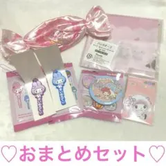 マイメロディ ストラップ ポーチ 缶バッジ 吉徳ノベルティ ハンカチーフ