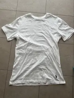 ポロ・ラルフ・ローレン ホワイト スリムフィットTシャツsサイズ