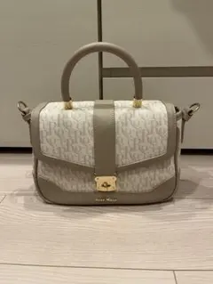 ロゼミューズモノグラム 2WAY ハンドバッグ ショルダーバッグ ベージュ 