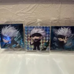 呪術廻戦ディフォルメシールウエハース　五条悟　3種3枚セット　未開封