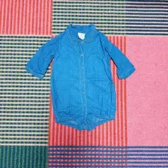 デニムロンパース