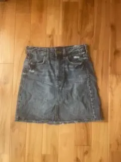 デニム　タイト　スカート 切りっぱなし