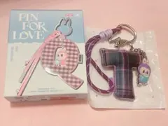 POPMART LABUBU ラブブ イニシャル チャーム アルファベット T