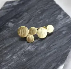 在庫あり！ゴールド ブローチ 水玉 アンティーク ストール 帽子 おしゃれ