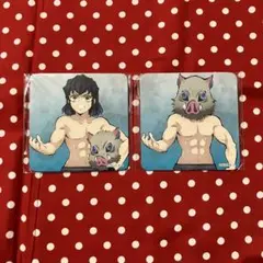 鬼滅の刃 京ノ御仕事 2019 コースター 嘴平伊之助 2点セット 特典 非売品