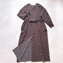 JOURNAL STANDARD ガウン風 フラワープリント2WAYワンピース