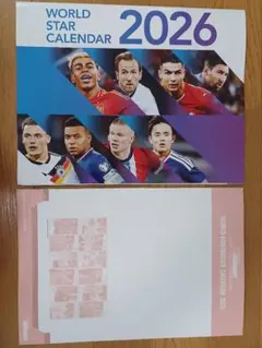WORLD SOCCER DIGEST 2026 カレンダー２点セット