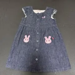 デニム ジャンバースカート 110cm