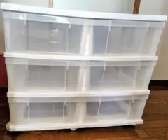 引取　アイリスオーヤマ　押入れチェスト　3段　引き出し　収納ボックス　OC746