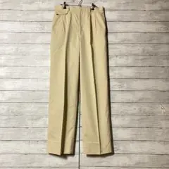 90's LACOSTE スラックス チノパンツ タック コットン綿 ゴルフのサムネイル