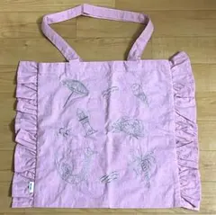 ニコアンド オリジナルフリルトートバッグ