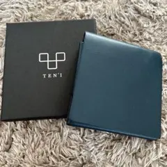 【値下げ】TEN'I ダークブルー 二つ折り財布