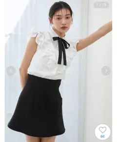 SNIDEL ヘムフレアスカショーパン