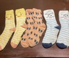 sale モコモコあったか　カラフルソックス3セット