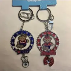 香港ディズニー ダッフィー シェリーメイ キーホルダーセット♡