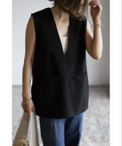 Vネック ベスト