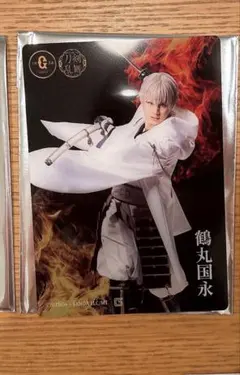 刀剣乱舞　刀ミュ　ジャイアンツ　巨人　野球　コラボ　フォトカード　鶴丸国永