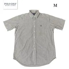 当日発送フォロー割ラルフローレン　ゴルフ　BLAKE チェックシャツ　半袖　M