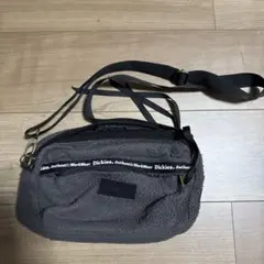 Dickies ディッキーズ ボア素材 ショルダーバッグ グレーのサムネイル