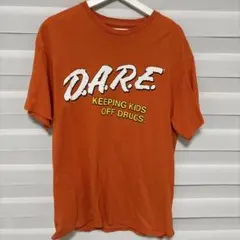 D.A.R.E. オレンジ Tシャツ