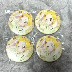 アイカツ Link Ribbon 缶バッジ　ひなき×4