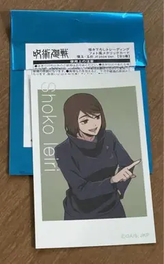 呪術廻戦　トレーディングフォト風メタリックカード 懐玉・玉折　家入硝子