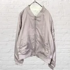 11059 アースミュージックアンドエコロジー リバーシブルブルゾン ピンク M