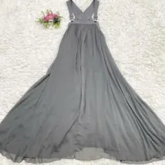 美品LASUD ACTIVE ジャンパースカート ジャンスカ マキシ丈　Ａライン