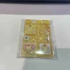 サンリオキャラクターズ　トレーディングミニタイルシール　ポムポムプリン