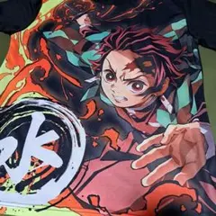 新品　鬼滅の刃　竈門炭治郎　水の呼吸半袖Tシャツ