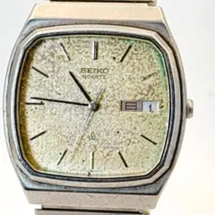 seiko セイコー クォーツ メンズ スクエア デイデイト 稼働品