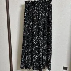 ドット柄ロングスカート Mサイズ