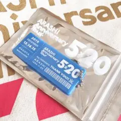 嵐 5×20 青　アクリルプレート　チャーム　キーホルダー