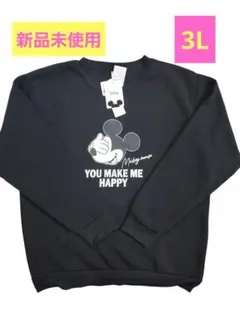 3L　ミッキー　Mickey　スウェット　トレーナー　Disney　ディズニー