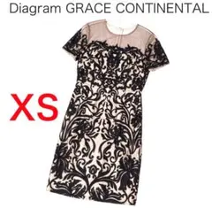 Diagram GRACE CONTINENTAL XS 刺繍ドレス