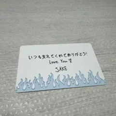 ENHYPEN ジェイクWALK THE LINE  埼玉会場　特典トレカ