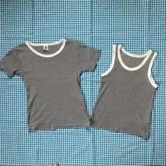 PETIT BATEAU Tシャツとタンクトップのセット 8ans128cm