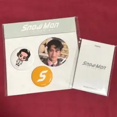 Snow Man ポップアップ 台北 岩本照 缶バッジ ＋フォトカードC