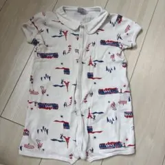 Petit Bateau オーガニックコットンロンパース 12m